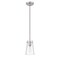 Z-Lite Kira Pendant, 1-Light, 5 In.W x 8 In.H, Brushed Nickel/Clear 7508MP-BN - alternate 2